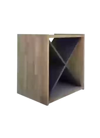 Botellero de madera de pino