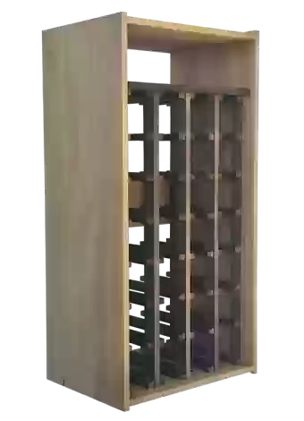 Elegant modular bottle rack in two colours by Expovinalia com