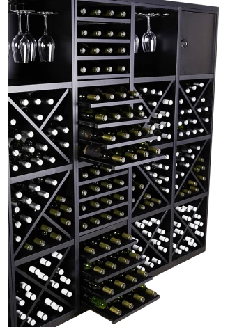 CUBO CON SOPORTE METALICO PARA 12 COPAS