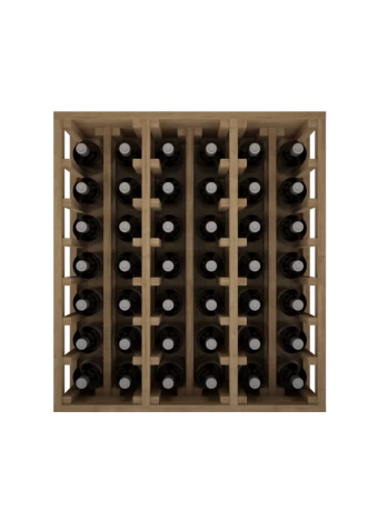 MEDIUM SIZE PINE WOOD BOTTLE HOLDER