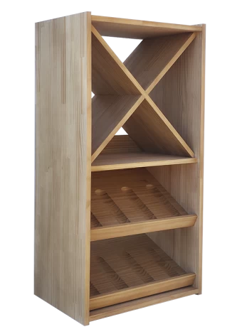 Bottle rack to display up to 8 brands of wine by Expovinalia com